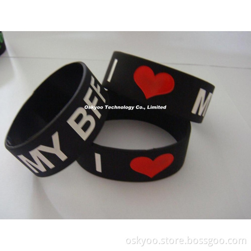 I Love My Bff Best Friend Silicone Bracelet Wristbands
